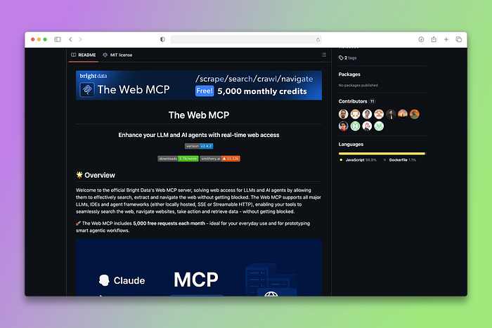 BrightData MCP Server